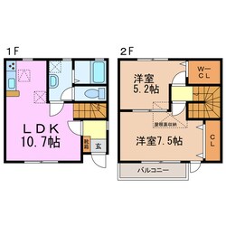 ウインズガーデン A棟の物件間取画像